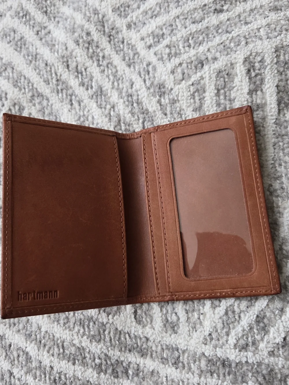 Hartmann Leather Wallet Slim Credit Card Holder Bifold Case Heritage Tan /Brown